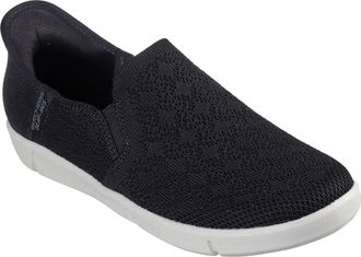 Skechers Womens Breezest Slip On Trainers in Black - Size UK 2.5