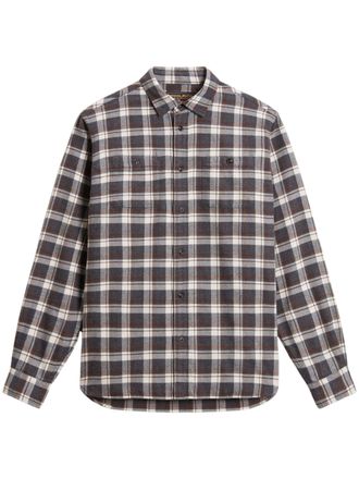 Woolrich Warren Checked Cotton Flannel Shirt