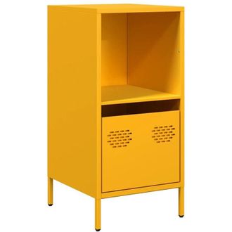 vidaXL Sideboard Mustard Yellow 35x39x73.5 cm Cold-rolled Steel Vidaxl