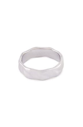 Serge DeNimes Attrition Ring in Silver at Nordstrom, Size 10.5
