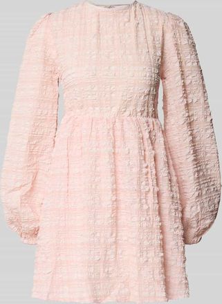 Gina Tricot Minikleid mit r&uuml;ckseitiger Schn&uuml;rung in Rosa, Gr&ouml;&szlig;e XL