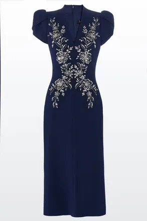Jenny Packham Freya Dress in Midnight Kiss at Nordstrom, Size 10 Uk