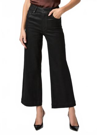 Paige Anessa Wide Leg Jean In Black