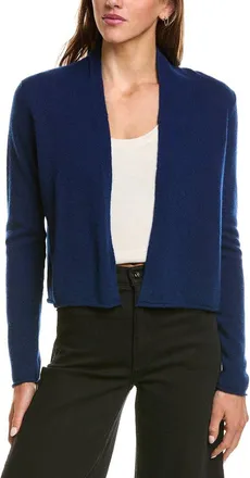 Sofiacashmere Cropped Open 100% Cashmere Cardigan