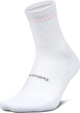 Feetures High Performance Max Cushion Quarter Tall Athletic Shoes Petal Stripe : LG (US Mens Shoe 9-12 - Womens Shoe 10-13) Medium