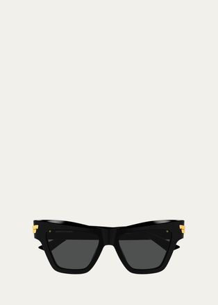 Bottega Veneta Ribbon Mitre 53MM Cat-Eye Sunglasses