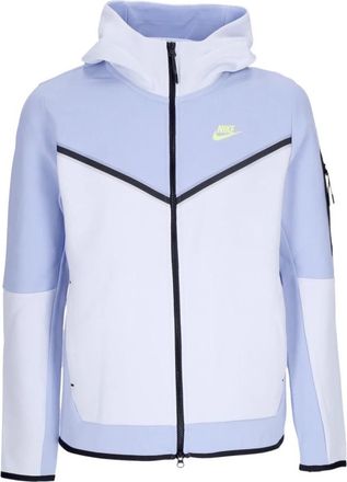 Nike Tech Fleece Hoodie met rits - Heren - Sportshirts - Blauw - XL - Katoen - Fitness