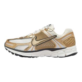 Nike Running Shoes, female, Yellow, Size: 14 1/2 US Metallic Gold Womens Running Sneaker