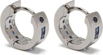 APM Monaco Orecchini a cerchio Love con codice morse - Argento