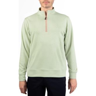 Tailorbyrd Ottoman Quarter Zip Sweater in Sage at Nordstrom Rack, Size Xx-Large