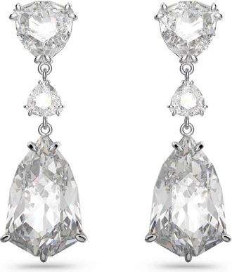 Swarovski Mesmera Drop-Oorbellen - Dames - Oorbellen - Grijs - ONE Size - Accessoires