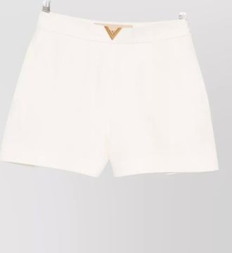 Valentino wool and silk tailored shorts
