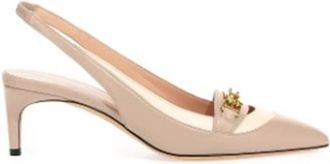 Bally Dianet 55 Leather Slingback Pumps, Brand Size 41 ( US Size 10.5 )