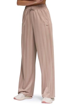 Puma League Wide Leg Pants in Sandstone at Nordstrom, Size X-Small
