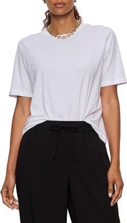 Sanctuary Tuck It Under Cotton T-Shirt in White at Nordstrom, Size X-Large