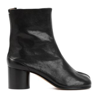 Maison Margiela Black Leather Tabi Boots