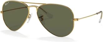 Ray-Ban Klassieke Aviator Zonnebril - unisex - Zonnebrillen - Geel - 62 MM - Accessoires