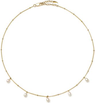 Missoma Pearl Baya 18kt Gold-plated Choker Necklace - One Size