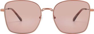 Calvin Klein Burgundy Square Ladies Sunglasses CK23100S 108 56