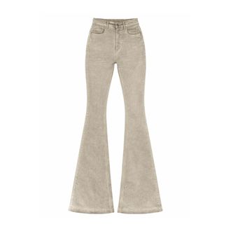 Rick Owens Bolan Bootcut Jeans - Dames - Jeans - Beige - Maat: W27 Katoen