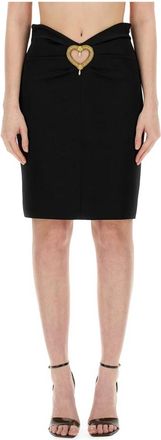 Moschino Gonna - Dames - Korte rokken - Zwart - L - Rokken
