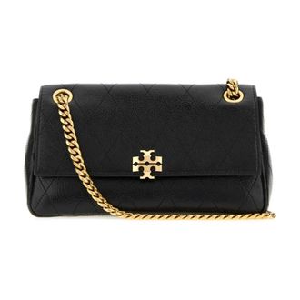 Tory Burch Small Charlie Shoulder Bag - female - Tory Burch - Shoulder Bags - Black - ONE SIZE - Bags
