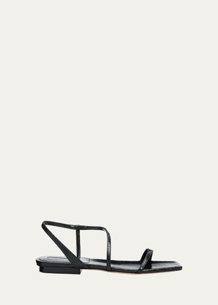 Emme Parsons Delice Strappy Flat Leather Sandals