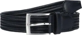 Stefano Lauran Accessoires, Heren, Blauw, 105 CM, Woven Belt