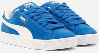 Puma Womens Puma Suede XL Suede Blue Trainers - Size: UK 11 / eu 46 / us 12