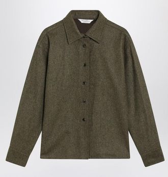 Max Mara Moss Shirt In Felt