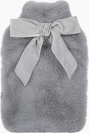 Mountain Warehouse Womens Mountain Warehouse 1.5L Faux Fur Hot Water Bottle - Grey - Size: ONE size