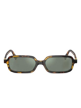 Miu Miu Eyewear Occhiali da sole squadrati - Marrone