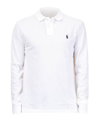 Polo Ralph Lauren White cotton long sleeve polo shirt