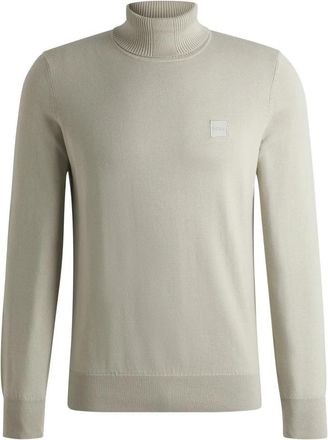 HUGO BOSS Coltruien - Heren - Coltruien - Beige - L - Truien & Vesten