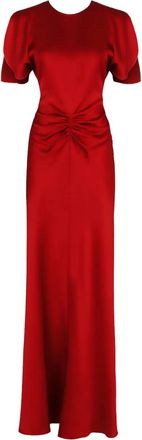 Victoria Beckham Abito a maniche corte - Rosso