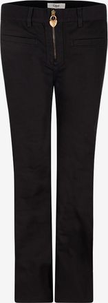 Chloé Slim-Fit-Jeans mit Herz-Charm