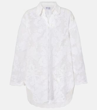 Juliet Dunn Camicia in cotone con ricamo