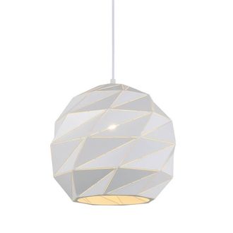 Netlighting Modern Hanging Pendant White 1 Light E27