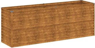 vidaXL Jardinera Acero Corten 196x50x69 Cm Vidaxl