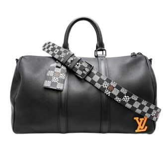 Louis Vuitton Pre-owned Vintage Boston Bag - unisex - Louis Vuitton Vintage - Vintage Weekend Bags - Black - ONE SIZE - Pre-owned