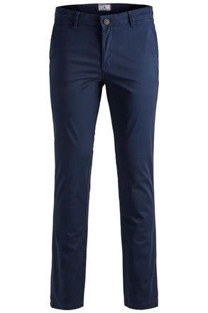 Jack & Jones Jack & Jones herenchino in een slim fit met ritssluiting en zakken voor en achter