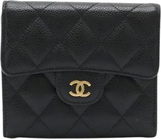 Chanel Pre-owned Chanel Caviar Matelasse Small Flap Wallet - - Pre-owned - Donna - Nero - ONE SIZE