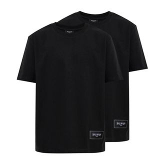 Balmain Confezione da 2 T-shirt Vintage - - Tops - Uomo - Nero - XL