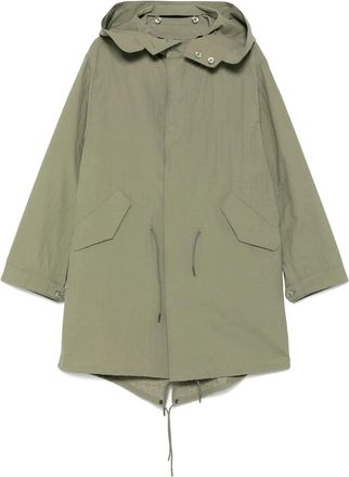 Givenchy Cappotto con monogramma 72 jacquard - Verde