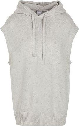 8 by YOOX BRUSHED KNIT OVERSIZED HOODIE VEST