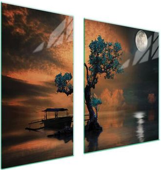 OEM Placa Protectora De Vidrio Para Estufa 90x52 &Aacute;rbol