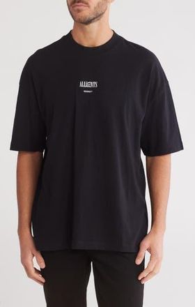 AllSaints Burman Logo Cotton T-Shirt in Jet Black at Nordstrom Rack, Size Xx-Large