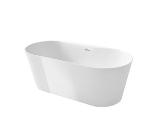 Roca Ba&ntilde;era Raina Stonex 1600x800 Blanco Con Desag&uuml;e Click-clack Y Sif&oacute;n