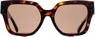 Dolce & Gabbana DG4471 502/73 havana donkerbruine zonnebril