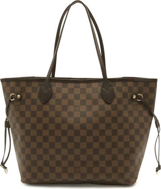 Louis Vuitton Brown Suede Pvc Shoulder Bag Tote Bag (Pre-Owned)